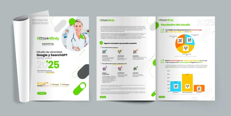 estudio de veracidad google y searchgpt sector salud 2025